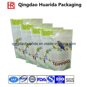 Custom Cat Food Zipper Plastic Bag / Pet Food Packaging Pouch